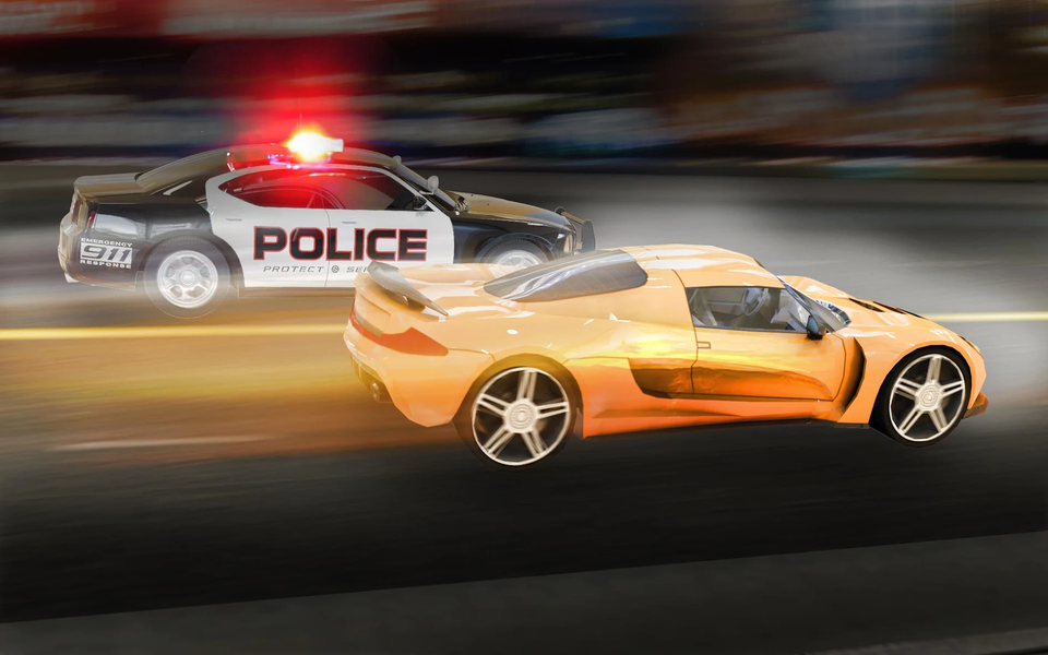 Extreme Police Chase 2-Impossi - Image screenshot of android app