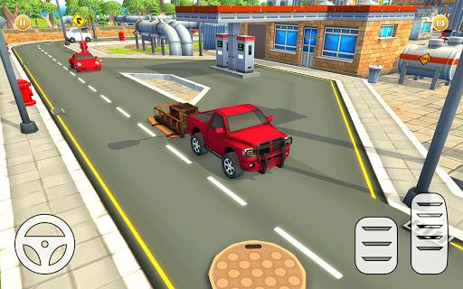 Speedy Car City Food Delivery: Restaurant Games 3D - Image screenshot of android app