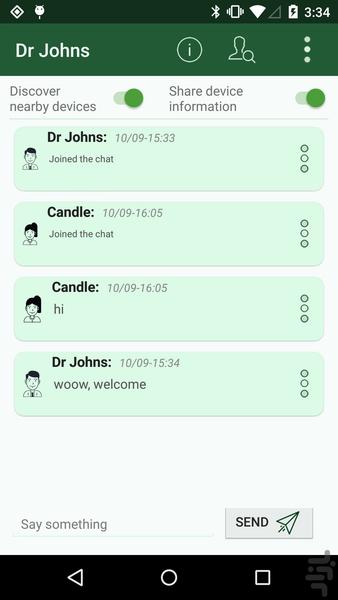 Wolf Chat - Image screenshot of android app