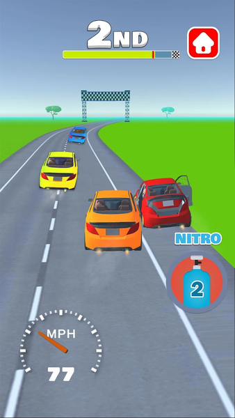 Merge Race - Idle Car games - Gameplay image of android game