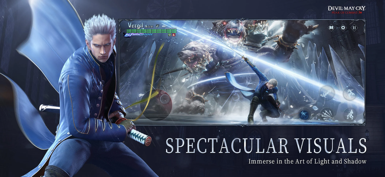 Devil May Cry: Peak of Combat - Gameplay image of android game