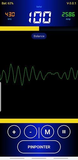 Metal detector SHunter DIY - Image screenshot of android app