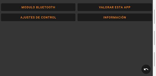 Bluetooth RC Car Control DIY - Image screenshot of android app