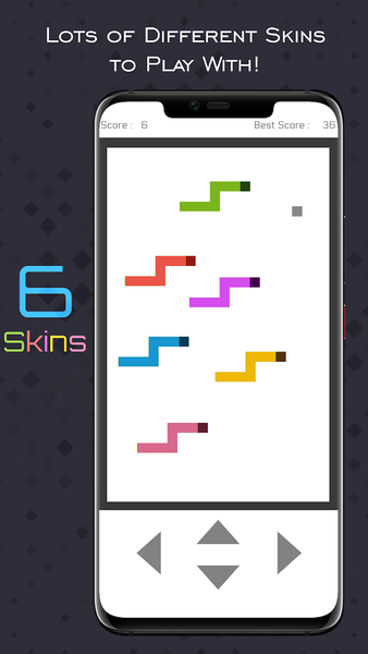 Snake Pixel Classic Retro Game - Image screenshot of android app