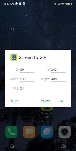 Screen to GIF APNG - Image screenshot of android app