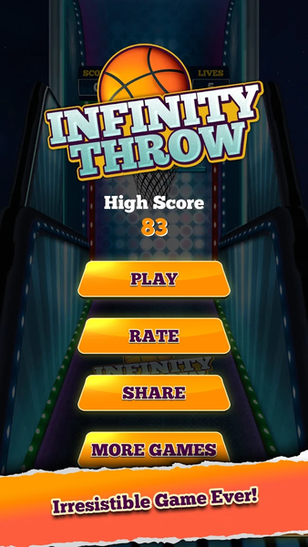Infinity Throw - Basketball Fl - عکس بازی موبایلی اندروید