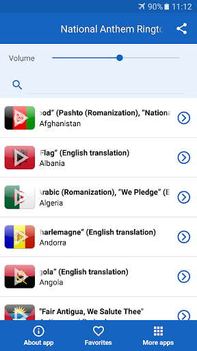 National Anthem Ringtone - Image screenshot of android app