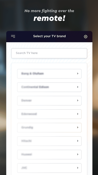 Remote Control - Control TVs - عکس برنامه موبایلی اندروید