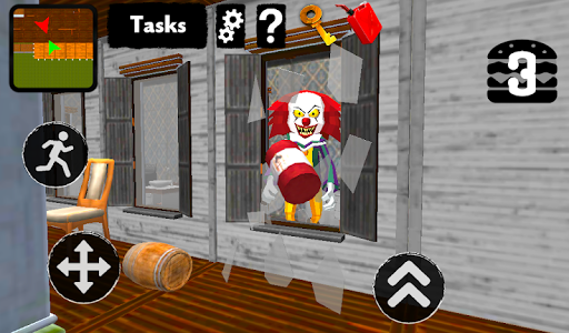 Neighbor Clown. Scary Escape ۳D - عکس بازی موبایلی اندروید