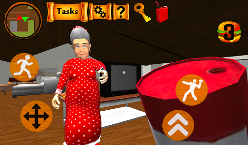 Neighbor Granny. Scary Secret 3D - Gameplay image of android game