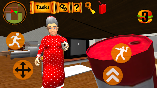Neighbor Granny. Scary Secret 3D - Gameplay image of android game