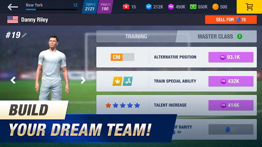 11x11: Soccer Club Manager - Gameplay image of android game