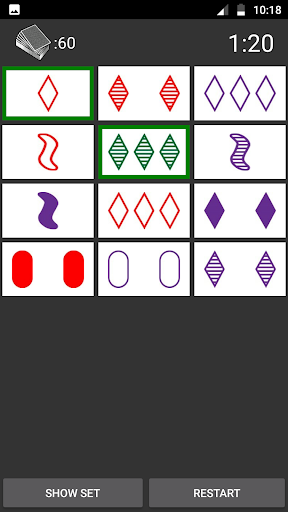Find a set! - Gameplay image of android game
