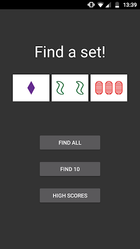 Find a set! - Gameplay image of android game