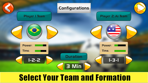 Finger Soccer - Image screenshot of android app