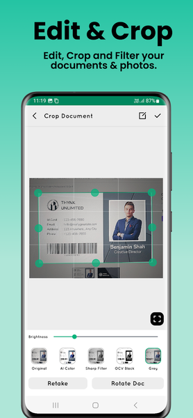 Document Scanner - Scan to PDF - عکس برنامه موبایلی اندروید