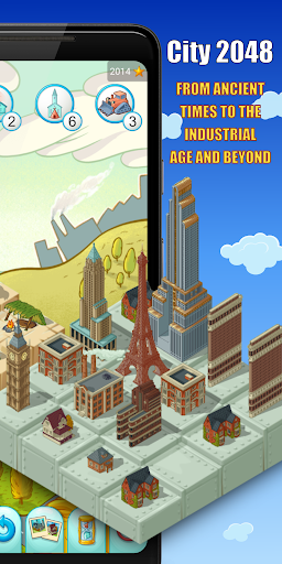 City 2048 Civilization Puzzle - Gameplay image of android game