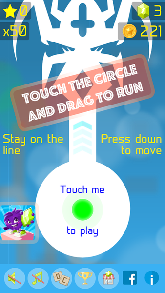 دنبال خط برو - عکس بازی موبایلی اندروید