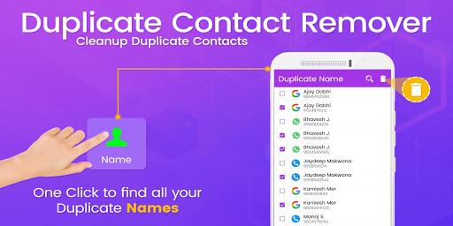 Remove Duplicate Contacts - Co - عکس برنامه موبایلی اندروید