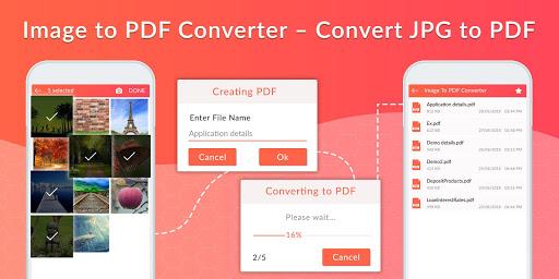 Image to PDF Converter – Conve - عکس برنامه موبایلی اندروید