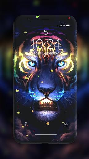 Neon Animal Wallpaper - Image screenshot of android app