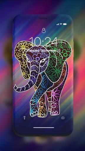 Neon Animal Wallpaper - Image screenshot of android app