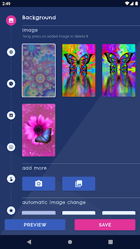 Neon Butterflies Wallpaper - Image screenshot of android app
