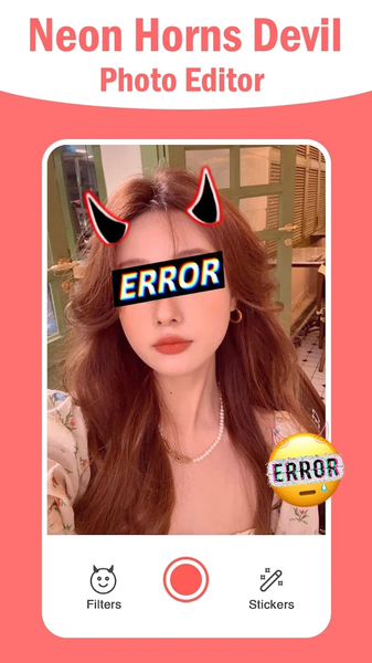 Neon Horns Photo Editor - عکس برنامه موبایلی اندروید