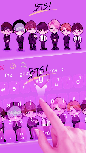 BTS Keyboard  방탄소년단 - عکس برنامه موبایلی اندروید