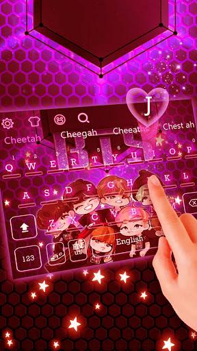 BTS Keyboard Theme  방탄소년단 - Image screenshot of android app