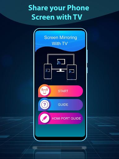 Screen Mirror ۲۰۲۰ - TV Screen Casting - عکس برنامه موبایلی اندروید
