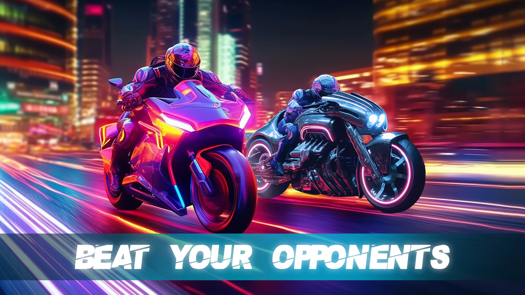 Neon Rider Worlds - Bike Games - عکس بازی موبایلی اندروید