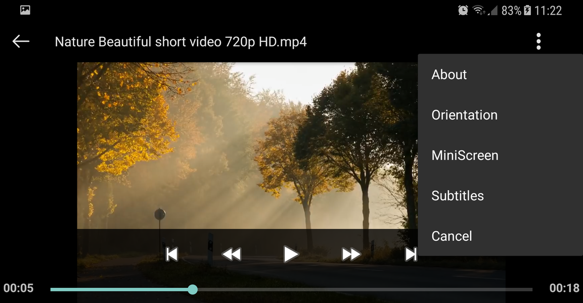 Video player - Image screenshot of android app