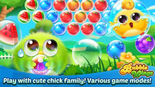 Bubble Wings: bubble shooter - Gameplay image of android game