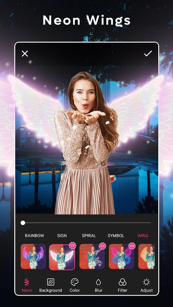 Neon Photo Editor - عکس برنامه موبایلی اندروید