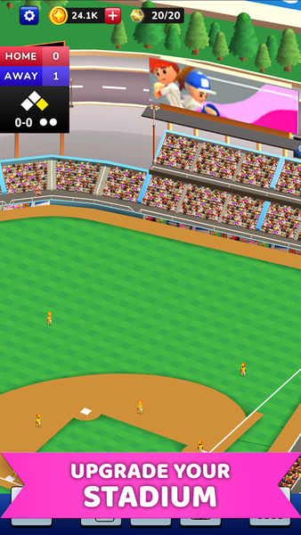 Idle Baseball Manager Tycoon - Gameplay image of android game