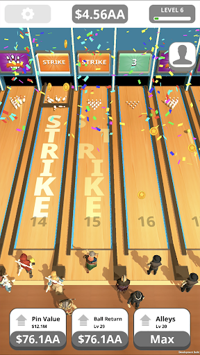 Idle Tap Bowling - Gameplay image of android game