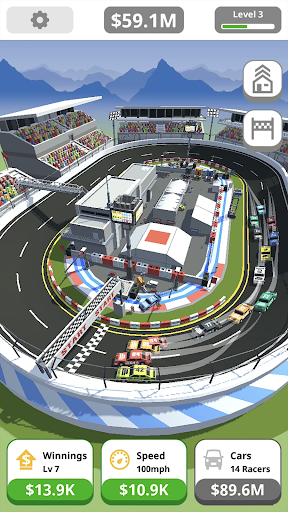 Idle Tap Racing - Gameplay image of android game