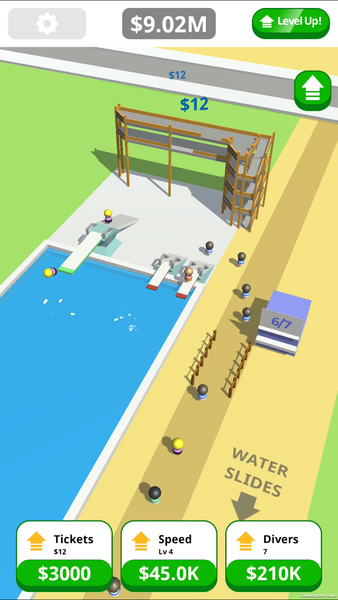 Idle Tap Splash Park - Gameplay image of android game