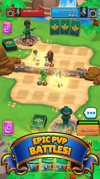 Rivals Duel: Card Battler - Gameplay image of android game