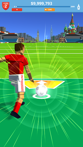 Soccer Kick - Gameplay image of android game