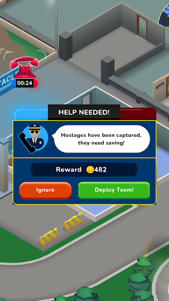 Idle SWAT Academy Tycoon - Gameplay image of android game