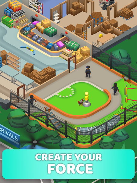 Idle SWAT Academy Tycoon - Gameplay image of android game