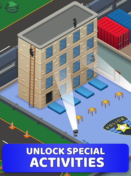 Idle SWAT Academy Tycoon - Gameplay image of android game