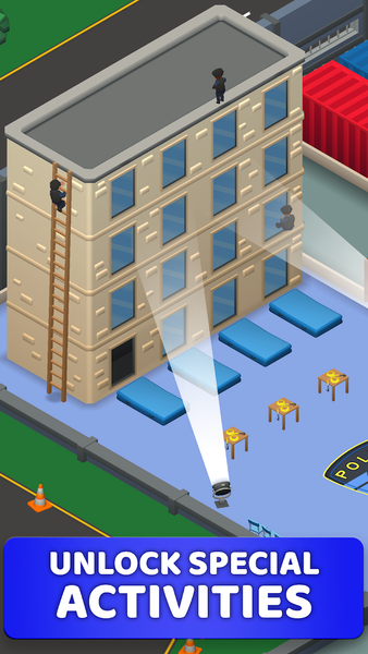 Idle SWAT Academy Tycoon - Gameplay image of android game