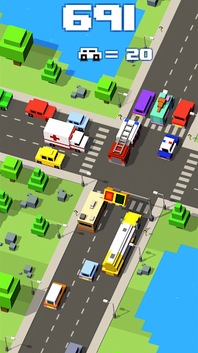 Crossy Crash Traffic Panic - Gameplay image of android game
