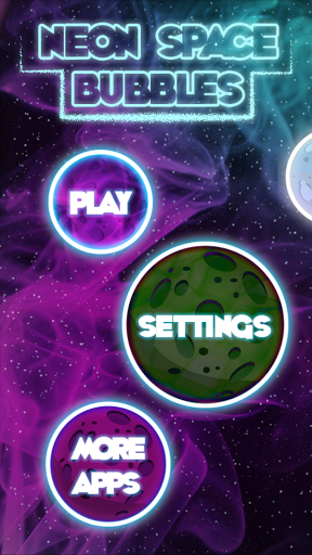Neon Space Bubbles - عکس بازی موبایلی اندروید