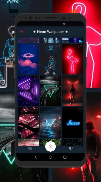 Neon Wallpaper HD Offline - عکس برنامه موبایلی اندروید