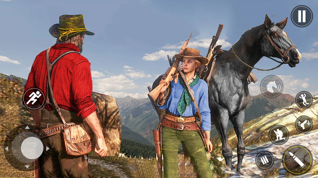 West Cowboy Game: Horse Riding - عکس بازی موبایلی اندروید