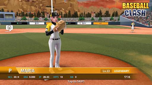 Baseball Clash: Real-time game - Gameplay image of android game